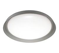 LEDVANCE Applique et plafonnier LED intelligents pour une utilisation en intérieur avec technologie WiFi - couleur de la lumière variable(3000K-6500K) - gris - 43cm - compatible avec Google et Alexa -