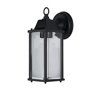 LEDVANCE Applique et plafonnier LED, luminaire pour applications extérieures, douille E27, Endura Classic Lantern SQ Noir