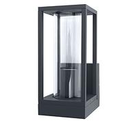 LEDVANCE Applique murale à LED ENDURA FRAME E27 – cadre design extérieur aluminium/verre Gris foncé