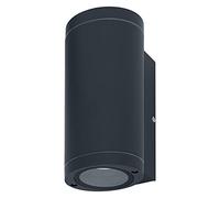LEDVANCE Applique murale à LED pour 2x ampoules GU10, éclairage design pour l'extérieur, pour éclairage indirect bilatéral, en aluminium de haute qualité gris foncé, Endura Beam Wall UpDown GU10 Sans bague