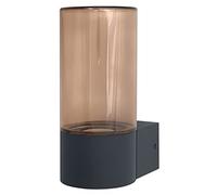 LEDVANCE Applique murale LED pour 1x ampoules E27, luminaire design moderne en optique tube, en aluminium de haute qualité et verre ambré, ENDURA CLASSIC PIPE Wall E27
