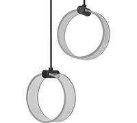 LEDVANCE Decor Circle 2XPendant PL 14W Click CCT Noir - Lampes pendulaires
