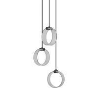 LEDVANCE Decor Circle 3XPendant PL 20W Click CCT Noir - Lampes pendulaires
