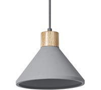 LEDVANCE Decor Concrete Wood Suspension 220 mm E27 Gris foncé - Lampes pendulaires