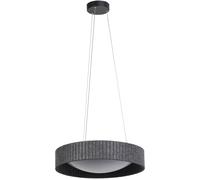LEDVANCE Décor Cylindre suspendu en feutre 28 W 830 Gris foncé - Lampes pendulaires