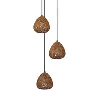 LEDVANCE Décor Plaque pendante en papier 3XE27 Beige - Lampes pendulaires