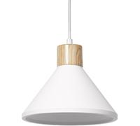 LEDVANCE Décor Plâtre Bois Suspension 220 mm E27 Blanc - Lampes pendulaires