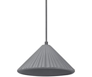 LEDVANCE Décor Pyramide en béton Suspension E27 Gris foncé - Lampes pendulaires