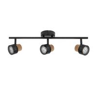 LEDVANCE Decor Spot Cork GU10 Noir 3x3,4W 927 DIM - Lampes murales et de plafond