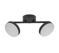 LEDVANCE Decor Spot Moon 2Spot 10,5 W 830 Noir - Lampes murales et de plafond