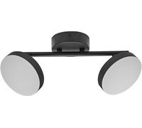LEDVANCE Decor Spot Moon 2Spot 10,5 W 830 Noir - Lampes murales et de plafond