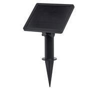 LEDVANCE ENDURA HYBRID Panneau solaire, composants de lampes hybrides, noir, plastique, indice de protection IP67, fonctionnement solaire & sur secteur, applications multiples, installation simple