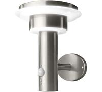 LEDVANCE Applique murale solaire à double cercle Endura Style, acier inoxydable, 6 W, acier, taille unique