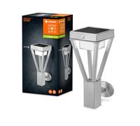 LEDVANCE Lampe d'extérieur ENDURA STYLE Lampe solaire "Bouquet" - Applique murale en acier inoxydable avec détecteur de mouvement (6 W, 550 lm, 3000 K)