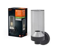 LEDVANCE Lampe d’extérieur ENDURA CLASSIC AMBER WALL, applique murale, gris foncé, aluminium, installation facile et rapide, classe de protection IP44, utilisation flexible en extérieur