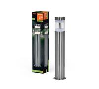 LEDVANCE Lampe d’extérieur ENDURA HYBRID HAGEN, lampe hybride, 4W, 340lm, ton blanc chaud, température de couleur 3000K, acier inoxydable, IP44 et IP67, fonctionnement solaire et réseau
