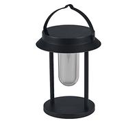 LEDVANCE Lampe de table solaire d'extérieur Bluetooth SMART+, blanc chaud 3000K + couleur, utilisable sans alimentation, jusqu'à 5 h d'autonomie à 100% de lumière, rechargeable, protection IP44, noir