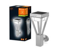LEDVANCE Lampe d'extérieur ENDURA STYLE Lampe solaire "Bouquet" - Applique murale en acier inoxydable avec détecteur de mouvement (6 W, 550 lm, 3000 K)