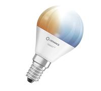 LEDVANCE Lampe LED intelligente avec technologie WiFi, douille E14, dimmable, couleur de la lumière variable (2700-6500K), remplacement 40W, mini ampoule SMART+ WiFi réglable blanc, paquet de 1