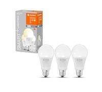 LEDVANCE Lampe LED intelligente avec technologie WiFi, douille E27, dimmable, blanc chaud (2700 K), remplace les lampes à incandescence par 100W, SMART+ WiFi Classic Dimmable, lot de 3
