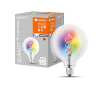 LEDVANCE Ampoule LED WFG30D E27 4,5W RGB WiFi Filament Globe Blanc chaud Compatible Alexa & Google