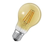 LEDVANCE Lampe LED Smart avec Bluetooth, filament doré, E27, dimmable, blanc chaud (2400K), remplace les lampes à incandescence par 55W, contrôlable avec Alexa,Google et Apple Voice,SMART+ BT FIL GOLD