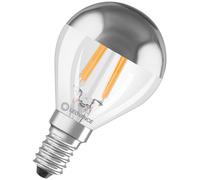 LEDVANCE LED CLASSIC P MIRROR P 4W 827 Argent E14 - Lampes LED socle E14