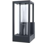 LEDVANCE Applique murale à LED ENDURA FRAME E27 – cadre design extérieur aluminium/verre Gris foncé