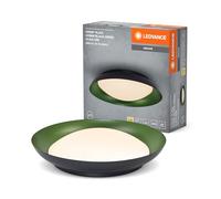 LEDVANCE LED Orbis Plate, noir-vert, 35W, 1700lm, 3000K, 430mm, blanc chaud convivial 830, dimmabsur 3 niveaux par coup de pied, protection IP20, vis de montage et chevilles incluses