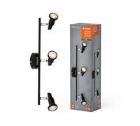 LEDVANCE Spot LED GU10 Noir 3 x 3,4 W 927 DIM - Lampes murales et de plafond