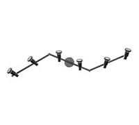 LEDVANCE Spot LED GU10 Noir 6 x 3,4 W 927 DIM - Lampes murales et de plafond