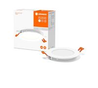 LEDVANCE LED SPOT INTEGRATED SLIM Ø12cm, spot encastré pour l'intérieur, 8W, température de couleur 4000K, 550 lumen, 240V, design plat et moderne, dispositif de fixation, blanc