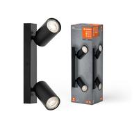 LEDVANCE LED Spot Octagon 2X3.4W 927 GU10 BKLEDV, 6.8 W, Black