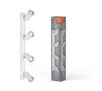 LEDVANCE Spot LED Octagon GU10 Blanc 4x3,4W 927 DIM - Lampes murales et de plafond