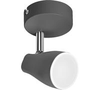 LEDVANCE LED SPOT PEAR BLACK 1 x 4.3W 2700K GU10 - Lampes murales et de plafond