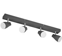 LEDVANCE LED SPOT PEAR BLACK 4 x 4.3W 2700K GU10 - Lampes murales et de plafond