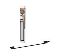 LEDVANCE Linear Edge Sensor high-voltage under-cabinet luminaire with IR sensor, 30 cm, 8 W, 640 lm, 3,000/4,000/6,500 K, warm white/cold white/daylight, CCT dimmable, black aluminium, IP20