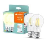 LEDVANCE Lot de 2 Ampoules LED connectées SMART+ Bluetooth filament classic 6W=60W E27