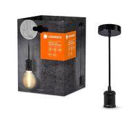 Ledvance Luminaire Suspendu Plafonnier Canette Vintage 1906 Noir Max 25W E27
