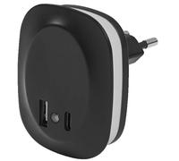 LEDVANCE Lunetta - Lampe à brancher Edge Sensor, capteur de luminosité, noir 4099854532078