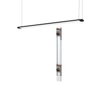 LEDVANCE Office Line Slab, plafonnier de bureau plat, 1.2 m, 40 W, 4100 lm, 4000 K, 840 blanc froid, gradation sur 3 niveaux, aluminium noir, IP20