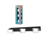 LEDVANCE OR lame applique et avec LED, noir, 16,5W, 1050lm, 3000/4000K, réglabvia interrupteur mural (blanc froid/blanc chaud), protection IP44 contre les corps étrangers et les projections d'eau