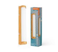 LEDVANCE Orbis Tube Frost Glass 40 cm Click CCT DIM IP44 Décor bois - Lampes murales et de plafond