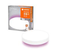 LEDVANCE OR ACKLITE ROUND SMART+ WiFi luminaire Ø35cm, luminaire LED dimmable pour l'intérieur, 28W, température de couleur de 3000-6500K,2400lm, lumière RGB pour lumière blanche et colorée, blanc