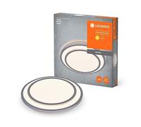 LEDVANCE OR ERLIN LED PLADIER LED 490 mm, argent, 36W, 4150LM, couleur de lumière blanche chaude, distribution de lumière très homogène, module LED installé en permanence, rond IP20, 3000K