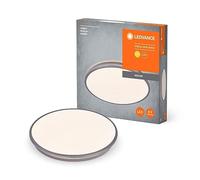 LEDVANCE OR UBLIN LEMPLIQUE LED 490 mm, argent, 36W, 4150LM, couleur de lumière blanche chaude, distribution de lumière très homogène, module LED fermement installé, rond IP20, 3000K