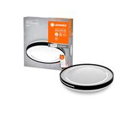 LEDVANCE ORBIS LISA SMART+ WiFi luminaire Ø 48cm, plafonnier LED gradable pour l'intérieur, 30W, température de couleur 2700-6500K, 3300 lumen, blanc avec anneau noir et sortie de lumière latérale