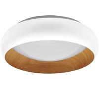 LEDVANCE Orbis Livia 300 mm 16 W 830 Click DIM Blanc et décor bois - Lampes murales et de plafond