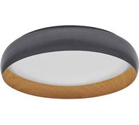 LEDVANCE Orbis Livia 520 mm 36 W 830 Click DIM Gris et décor bois - Lampes murales et de plafond