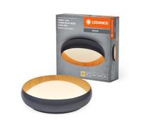LEDVANCE Orbis Livia 430 mm 24 W 830 Click DIM Gris et décor bois - Lampes murales et de plafond